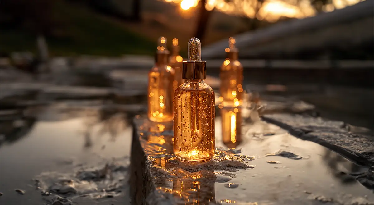 Korean skincare serums used in the Master Korean Skincare program