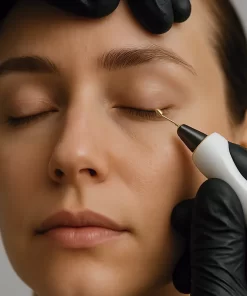 Plasma Fibroblast eyelid skin-tightening with plasma pen in Orlando